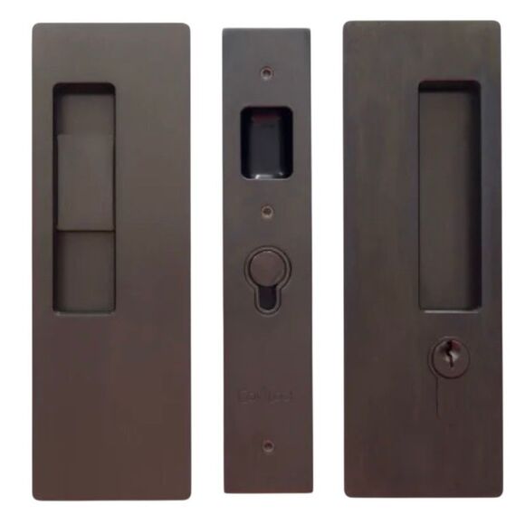 Cavilock Magnetic Keyed Pocket Door Lock LH Snib/RH Key 1-3/8” Doors CL400C0227 - Picture 1 of 9